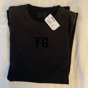 Fear of God black T Shirt